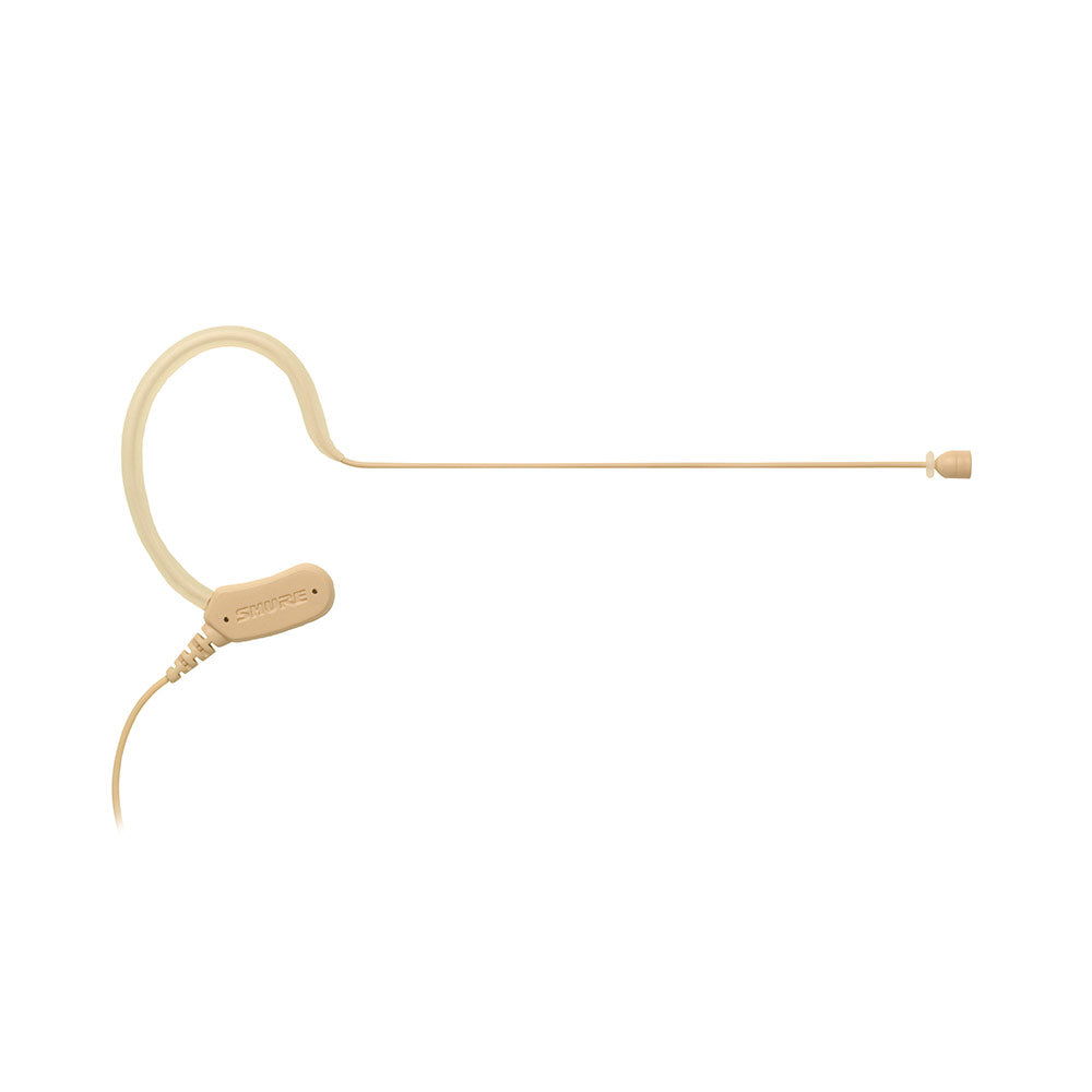 Shure MX153T/O-TQG Microflex Omnidirectional Earset Microphone (Tan, TQG Connection) - TA4F
