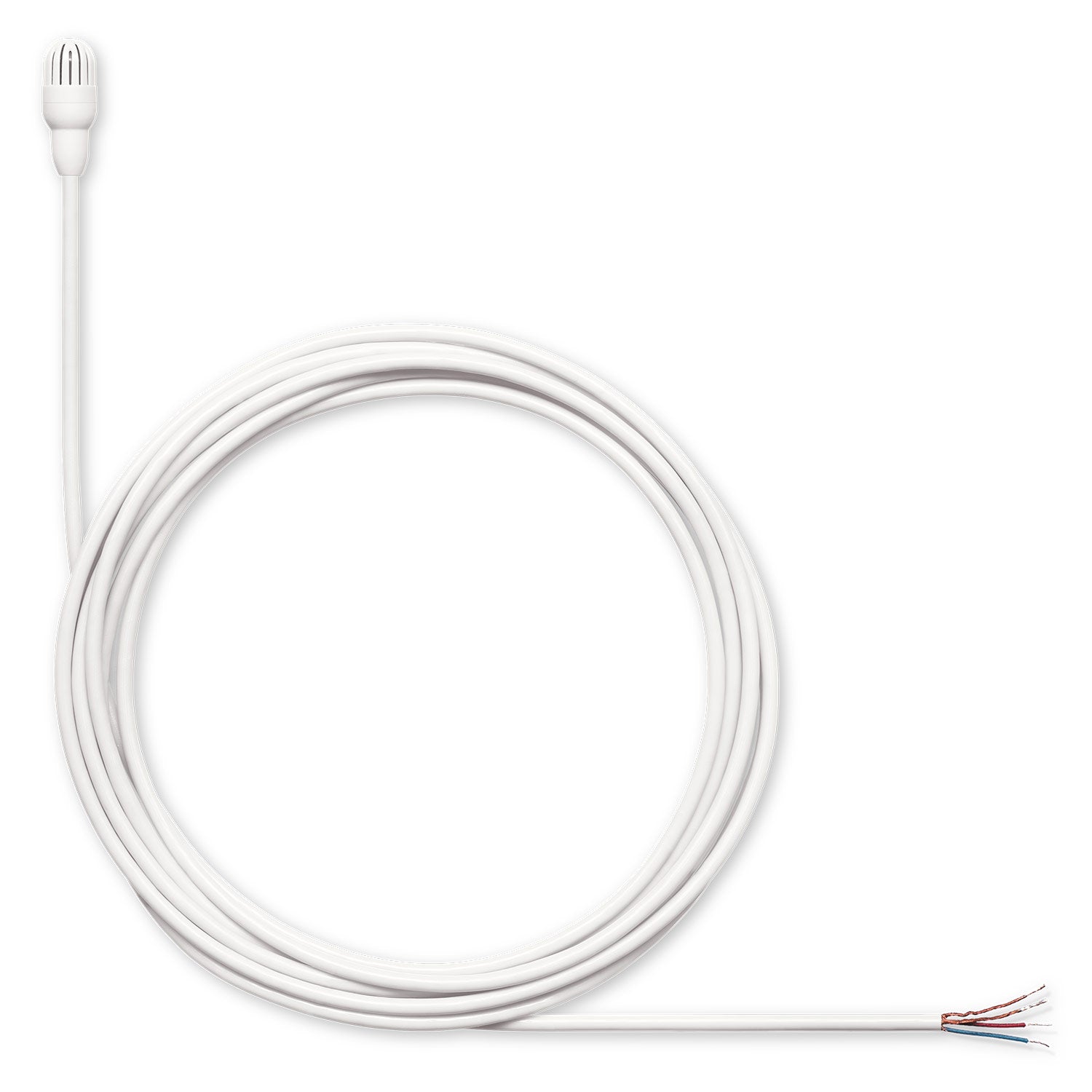 Shure TwinPlex TL47W/O-NC-A Subminiature Lavalier Microphone (Low Sens, No Conn, White)