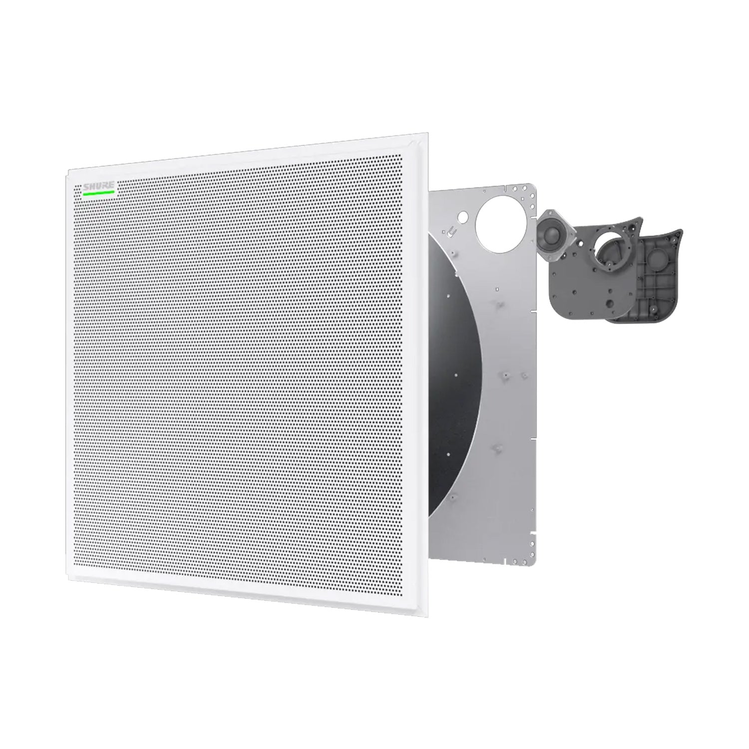 Shure MXA902W-S - MicroFlex Advance Conferencing Array Microphone and Loudspeaker (24x24 Inch)