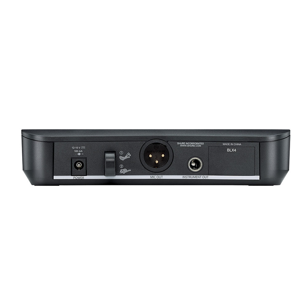 Shure BLX4 Wireless Receiver (H10 Band - 542-572 MHz)