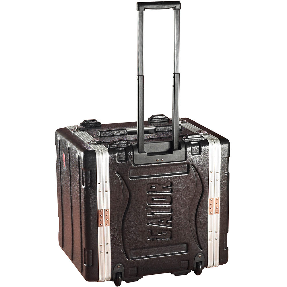 Gator GRR-6L Rolling ATA Style 6U Deluxe Polethylene Rack with Front and Rear Rack Rails