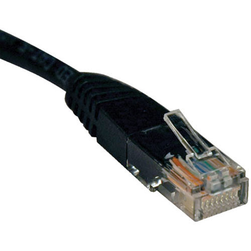 Tripplite N002-006-BK Black Molded Patch Cable (RJ45 M/M) - 6 ft
