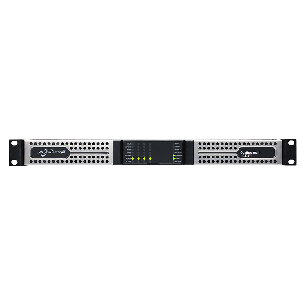Powersoft Quattrocanali 2404 DSP - Four-Channel Install Power Amplifier with DSP
