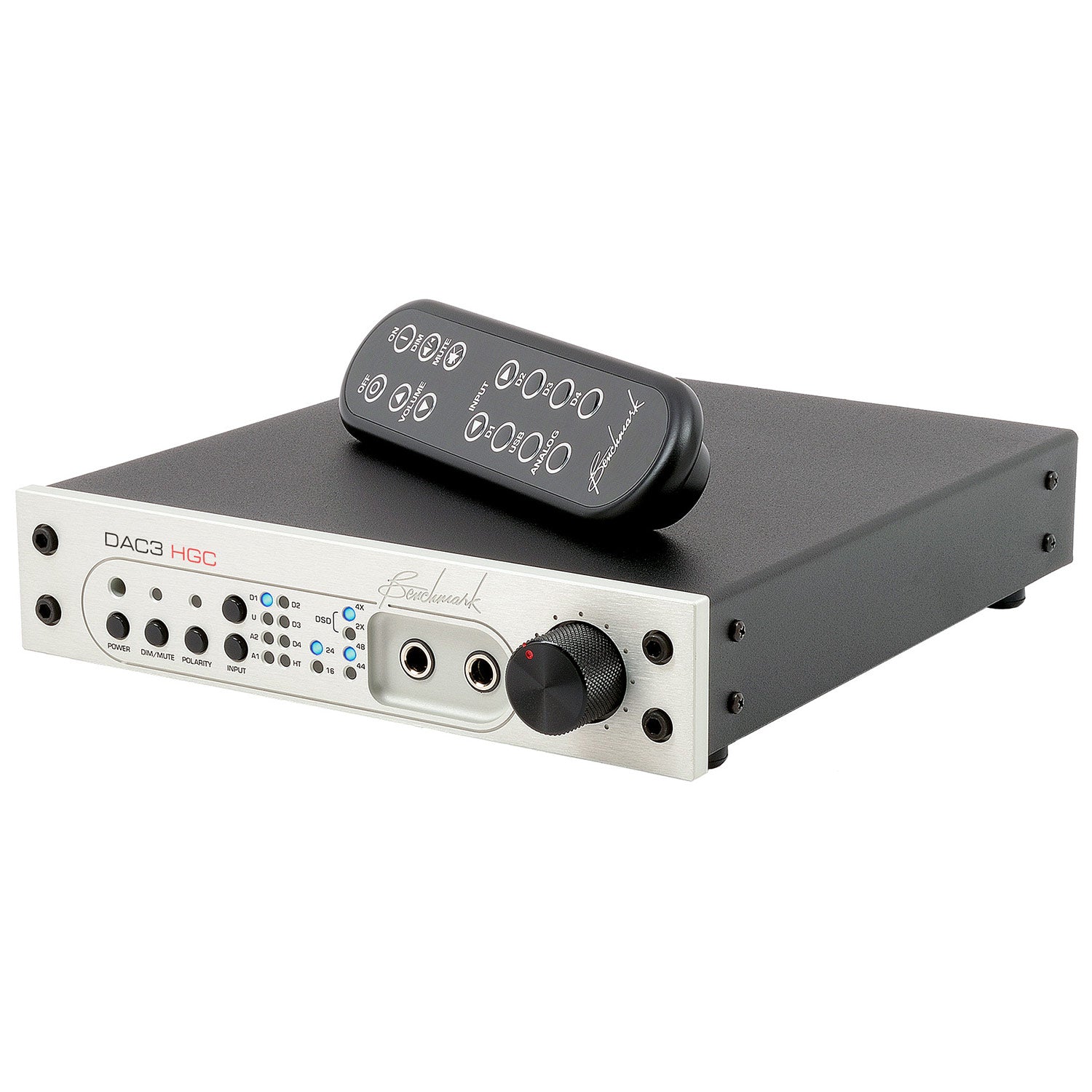 Benchmark DAC3 HGC Digital to Analog Converter with Headphone Amplifier (Silver)