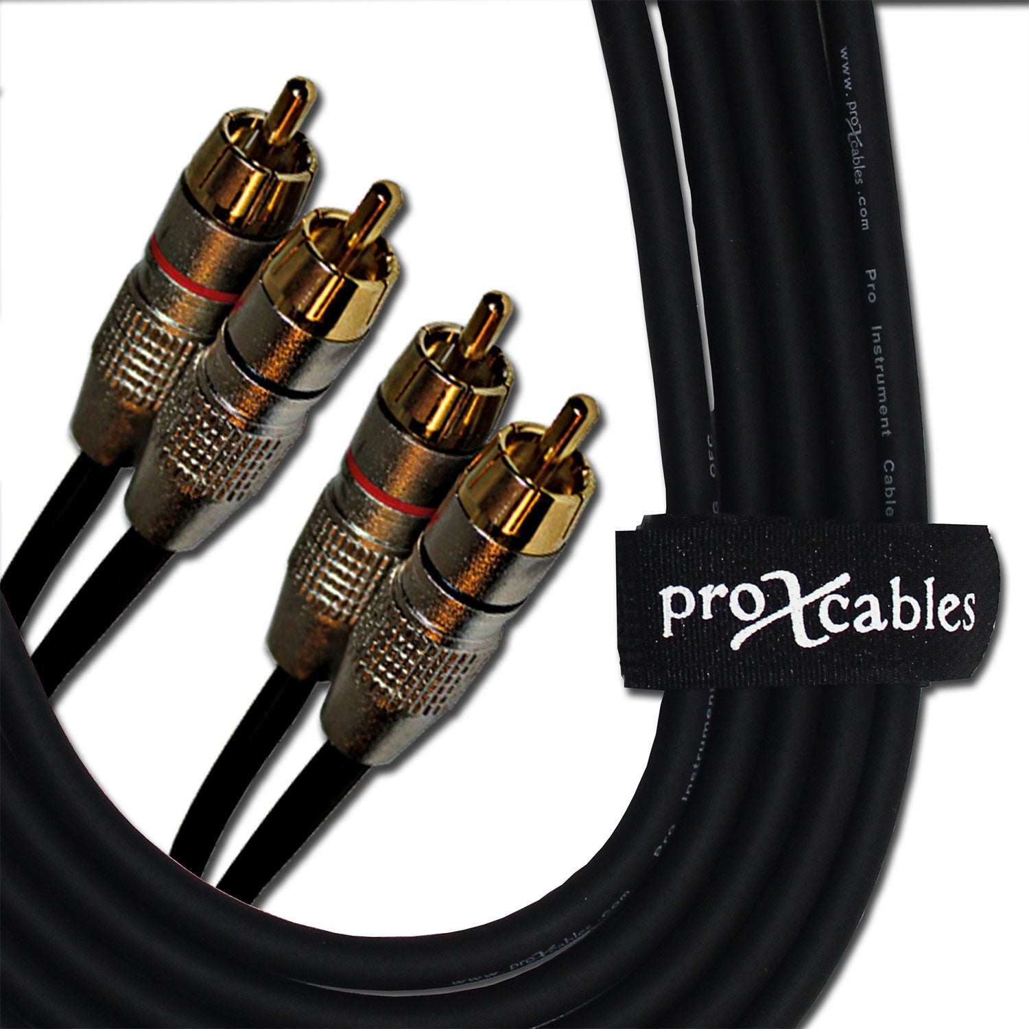 ProX XCDRCA10 10FT. Dual RCA Male To Dual RCA Male