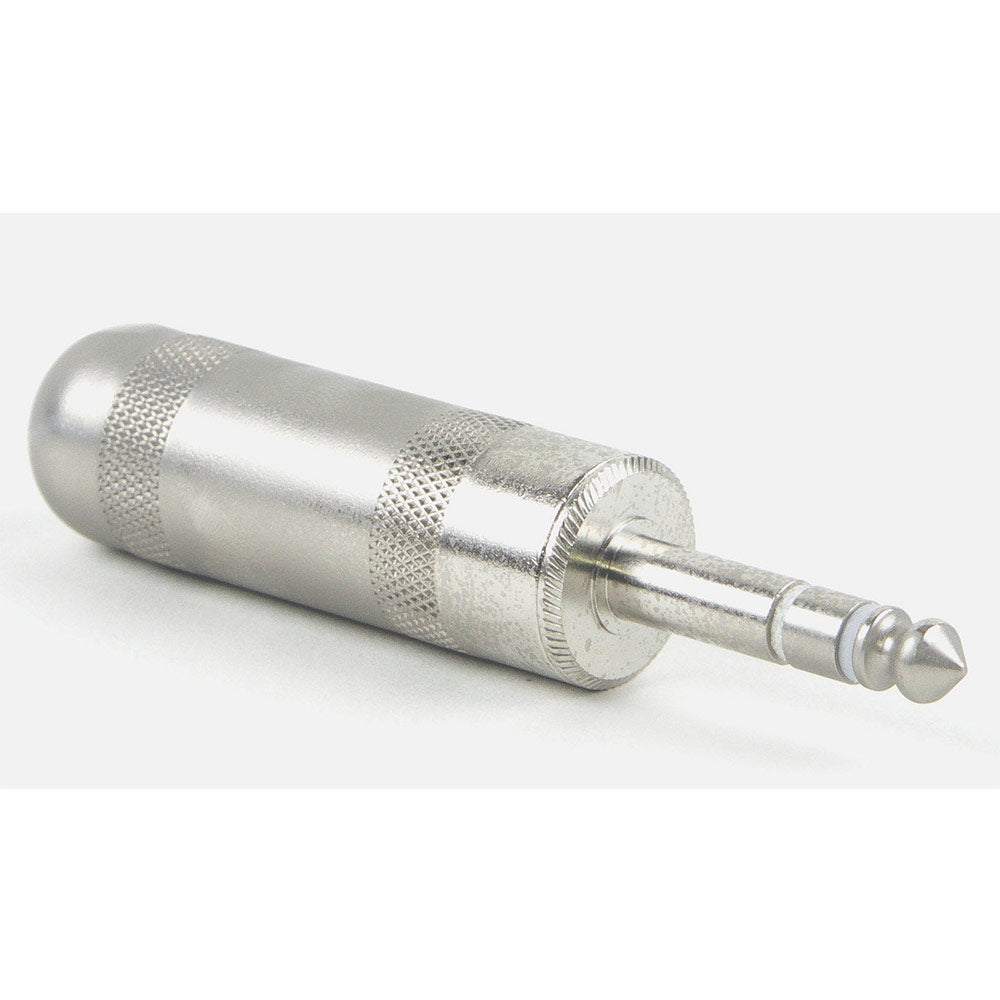 Switchcraft 190 Heavy Duty 1/4" TRS Plug with Insulator (Nickel)