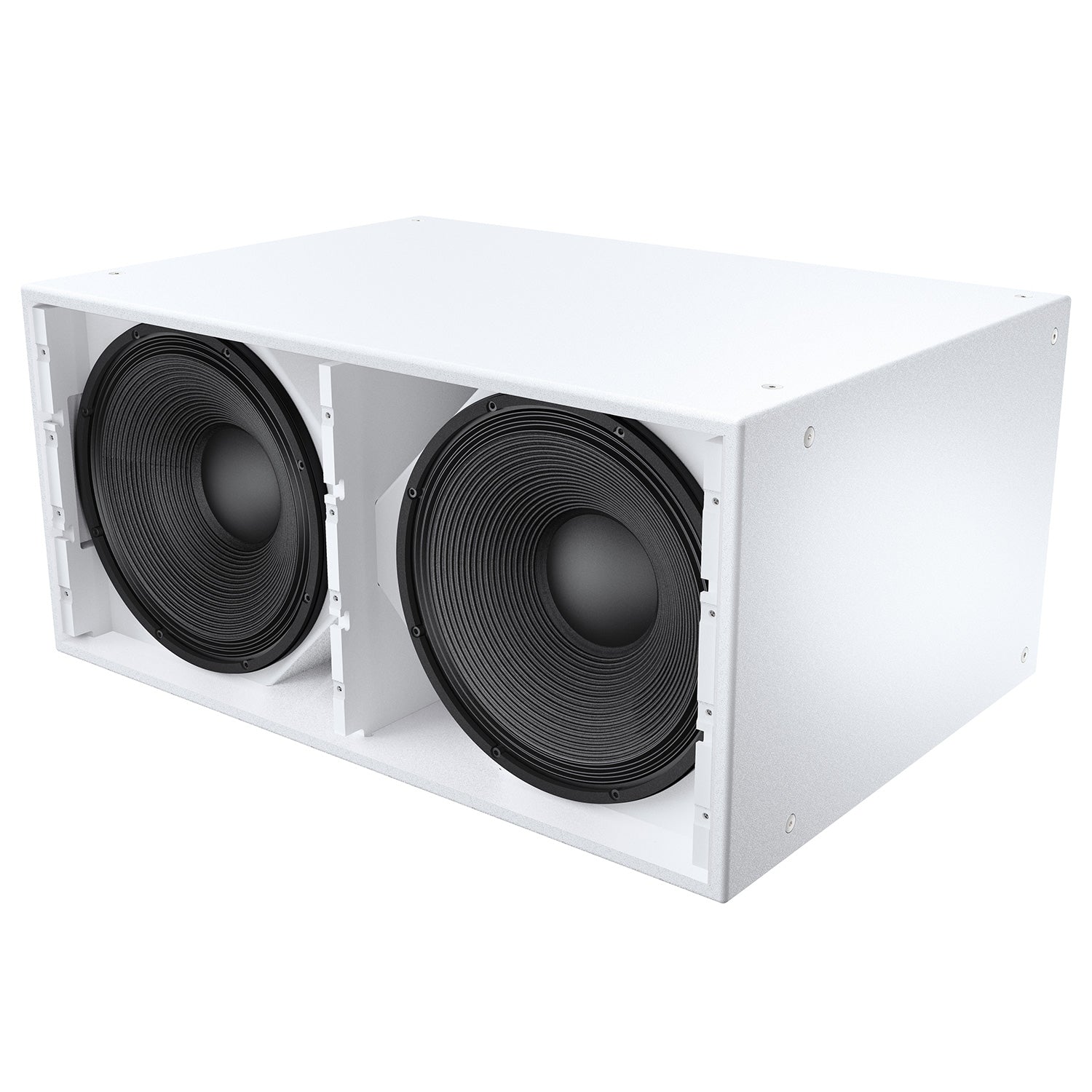 Electro-Voice X12I-128-FGW - Dual 18-Inch Line Array Subwoofer (White / Fiberglass)