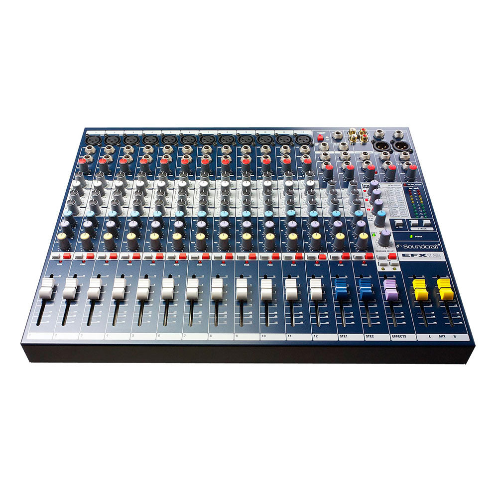 Soundcraft EFX12 Compact 12 Channel Live Mixer (with Lexicon Effects)