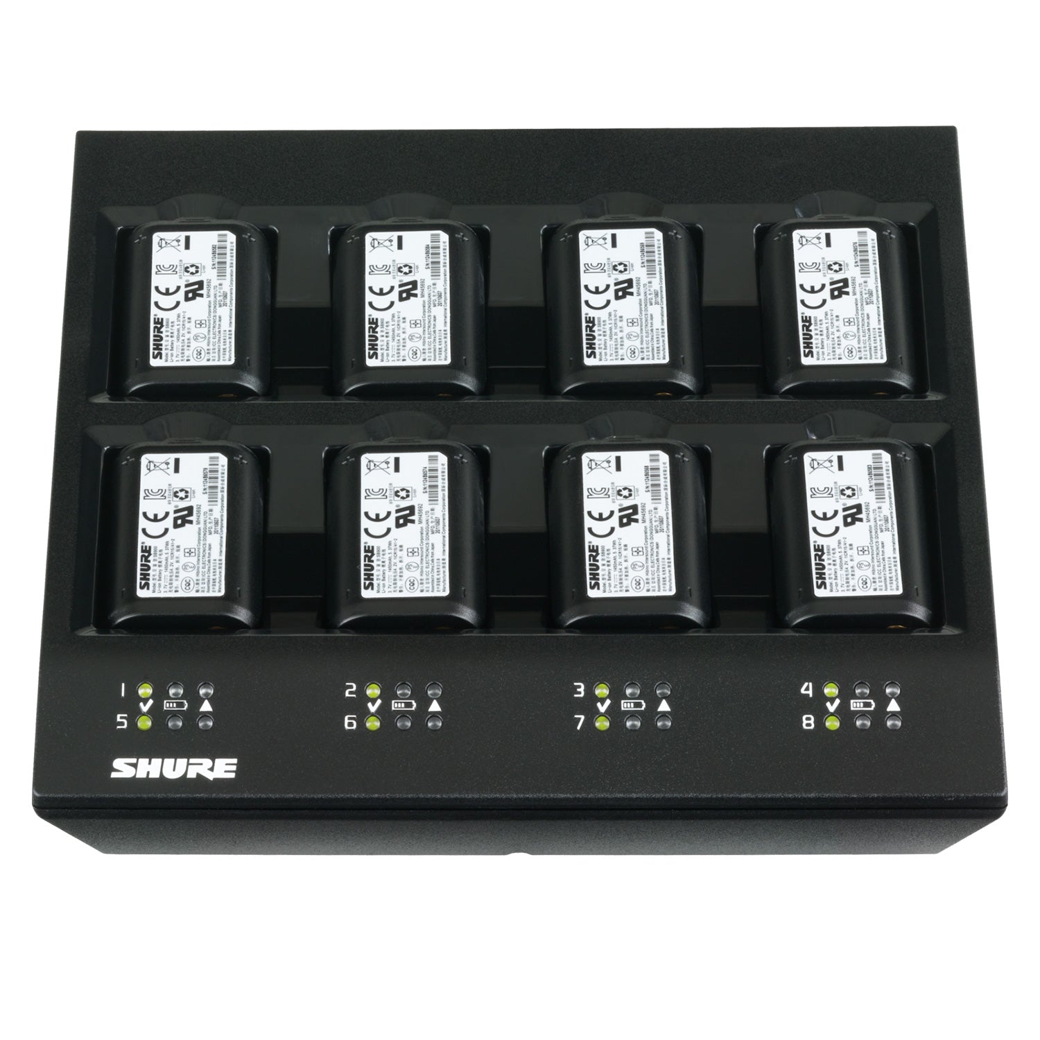 Shure SBC800 - 8-Way Battery Charger for SB900B (with Power Supply)