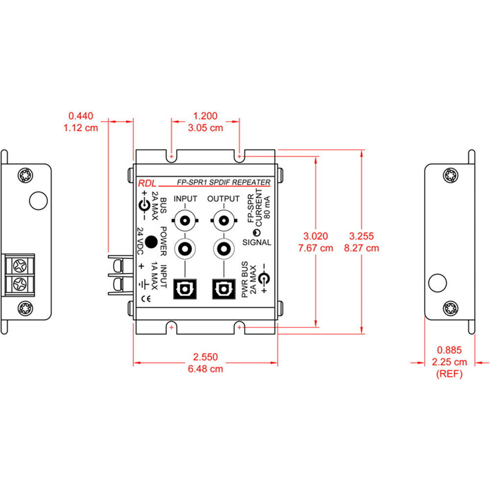 RDL FP-SPR1 SPDIF Repeater / Amplifier