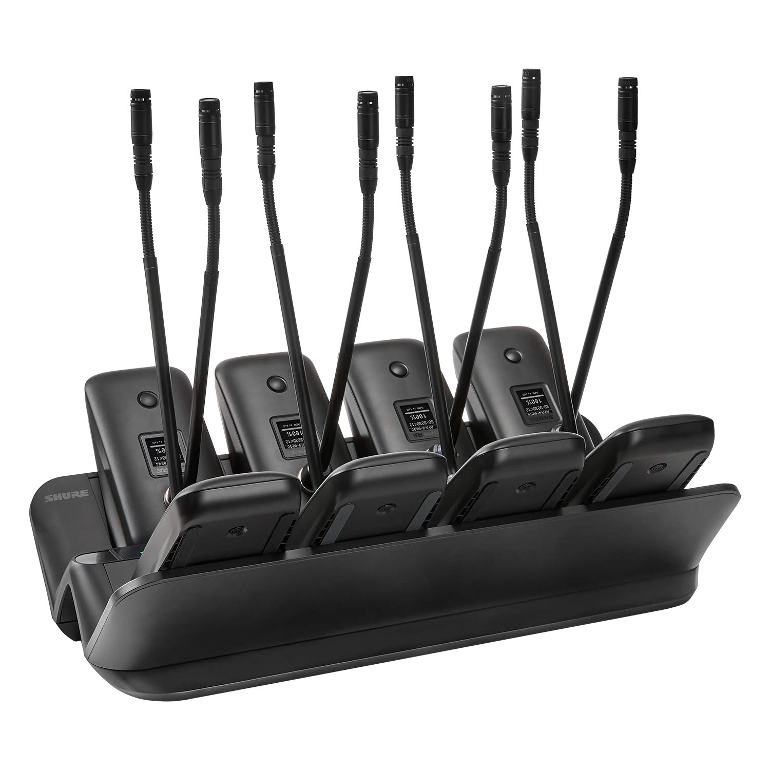Shure MXWNDX8G - 8-Bay Networked Charging Station for MicroFlex Wireless neX2 Gooseneck Transmitters