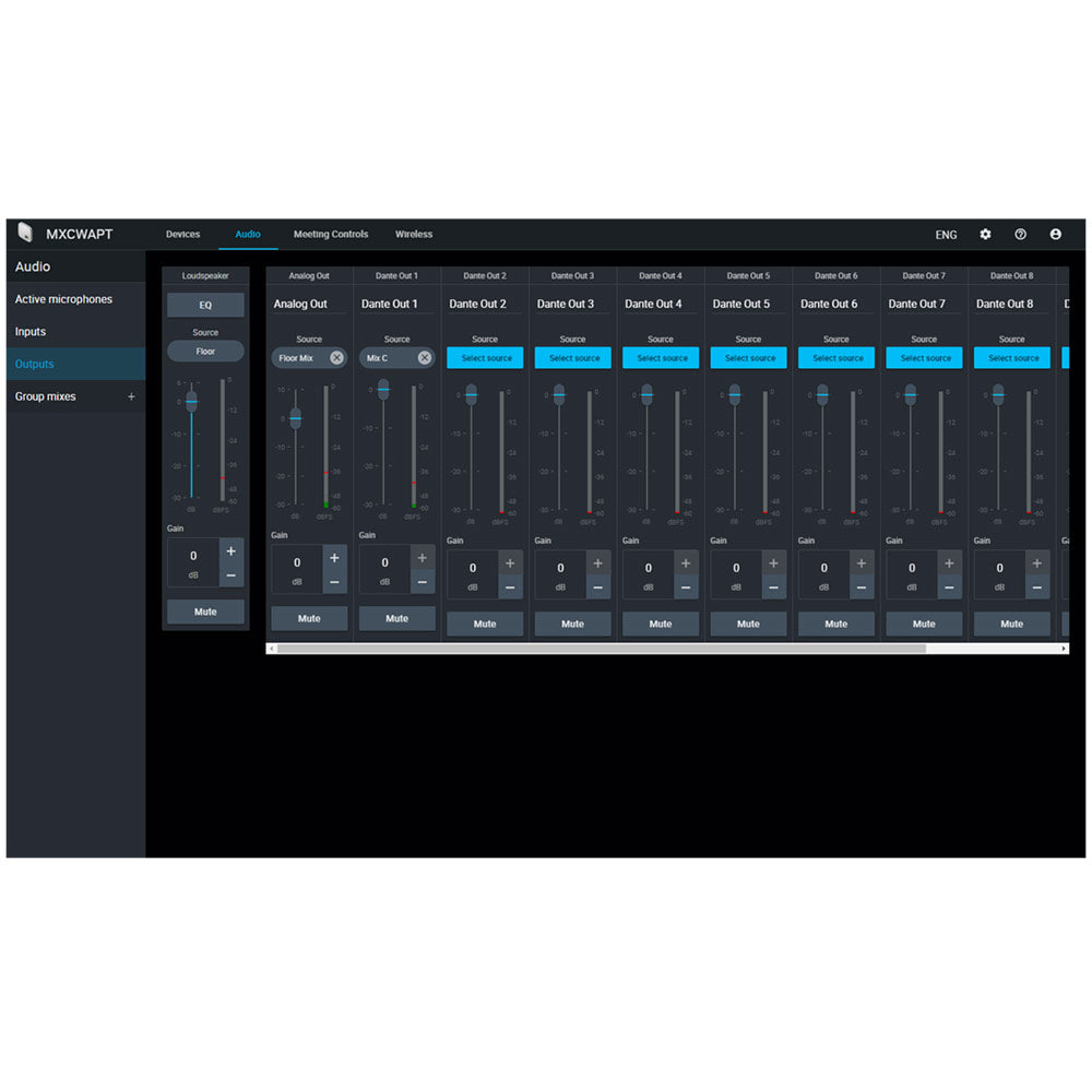 Shure MXCWAPT - Access Point Transceiver for MicroFlex Complete