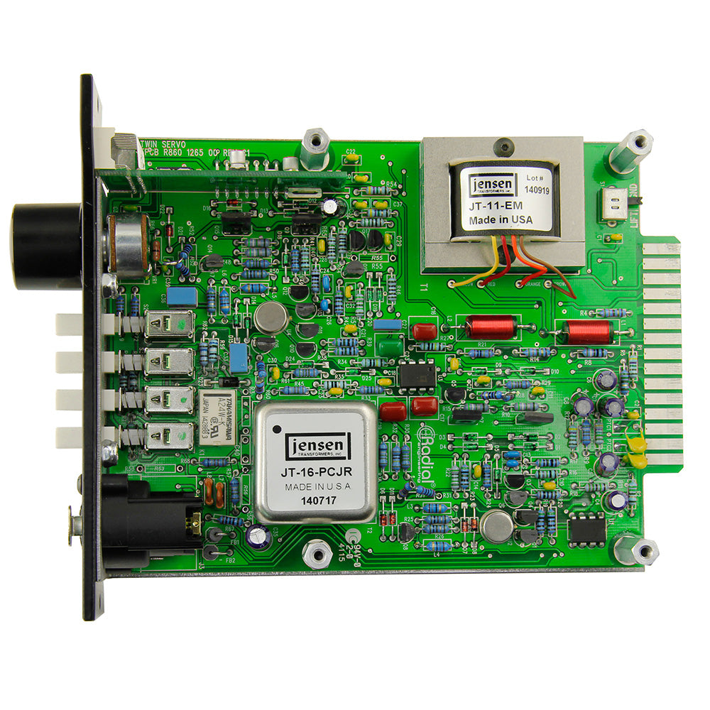Radial Engineering Twin Servo Microphone Preamplifier for 500 Series
