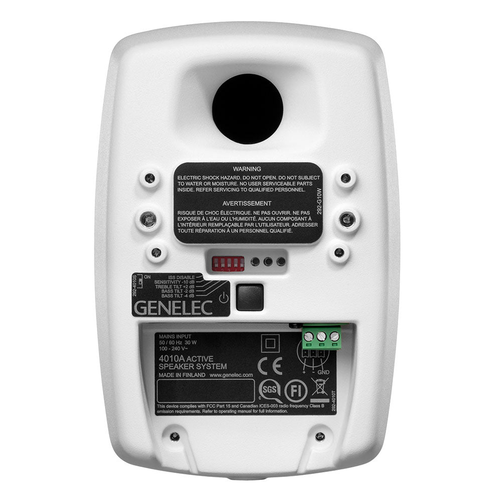 Genelec 4010A - Active Installation Loudspeaker (White)