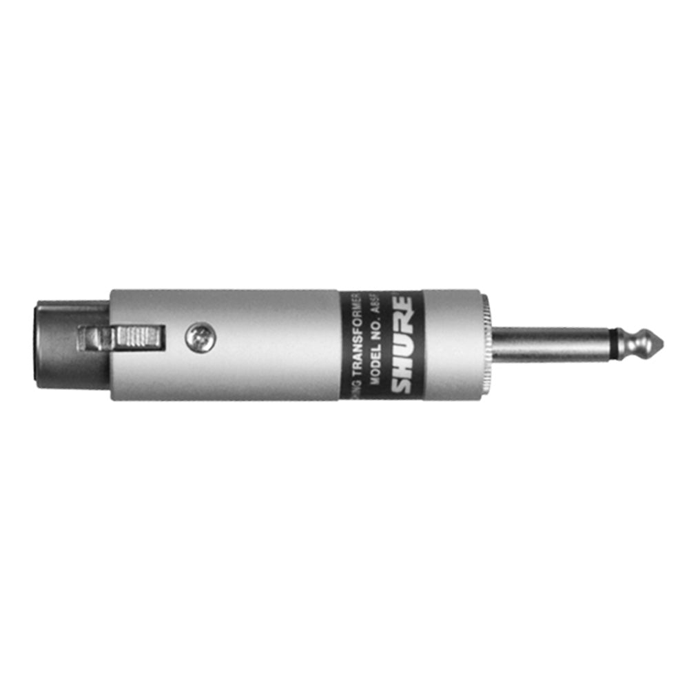 Shure A85F Line Matching Transformer (XLR to 1/4 Hi Z)