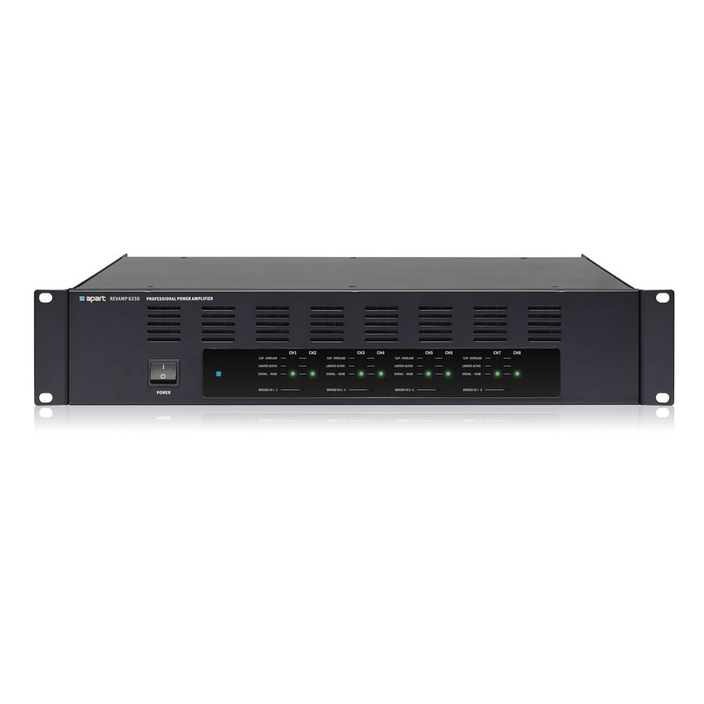 Biamp REVAMP8250 Professional 8-Channel Class-D Power Amplifier