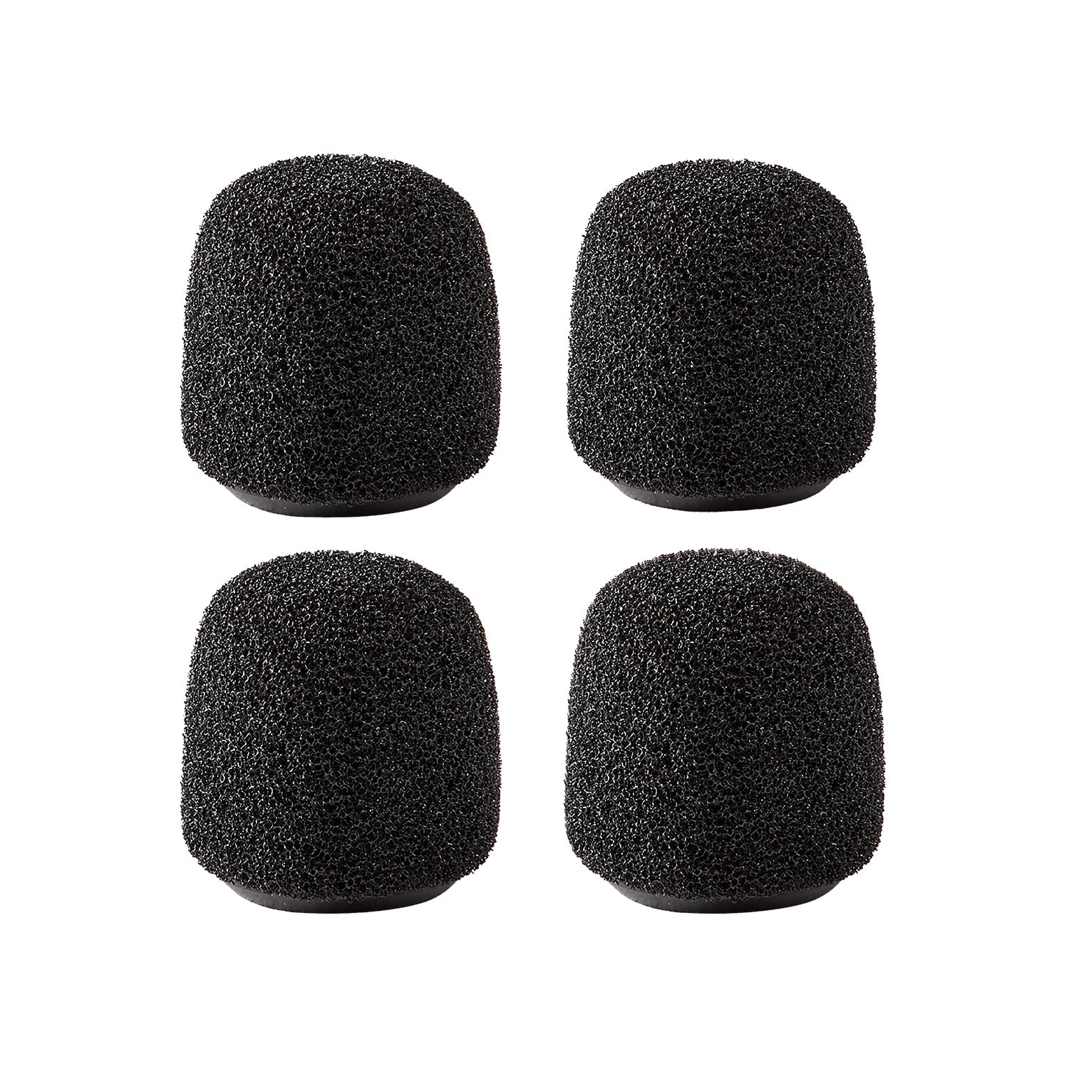 Shure RK187WS - Snap-Fit Windscreens for WL18x Lavalier (Black / 4-Pack)