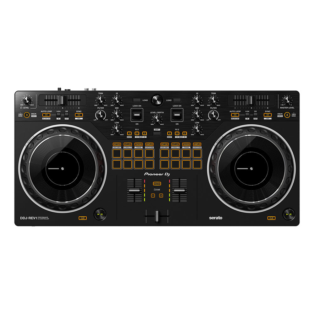 Pioneer DDJ-REV1 - Scratch-Style DJ Controller for Serato DJ Lite (Black)