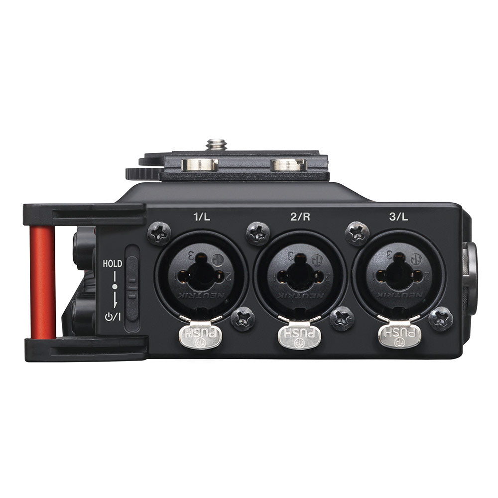 Tascam DR-70D Camera Mounted 4-Track Digital Field Recorder
