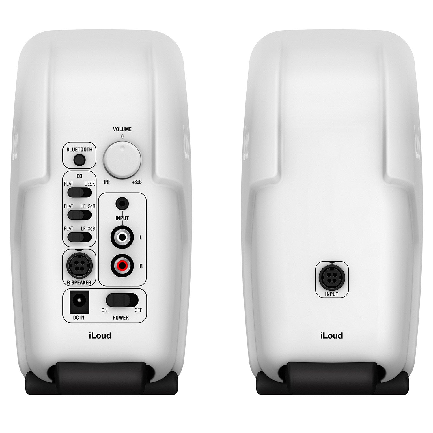 IK Multimedia iLoud Micro Monitor - Desktop Bluetooth Active Monitors (White / Pair)