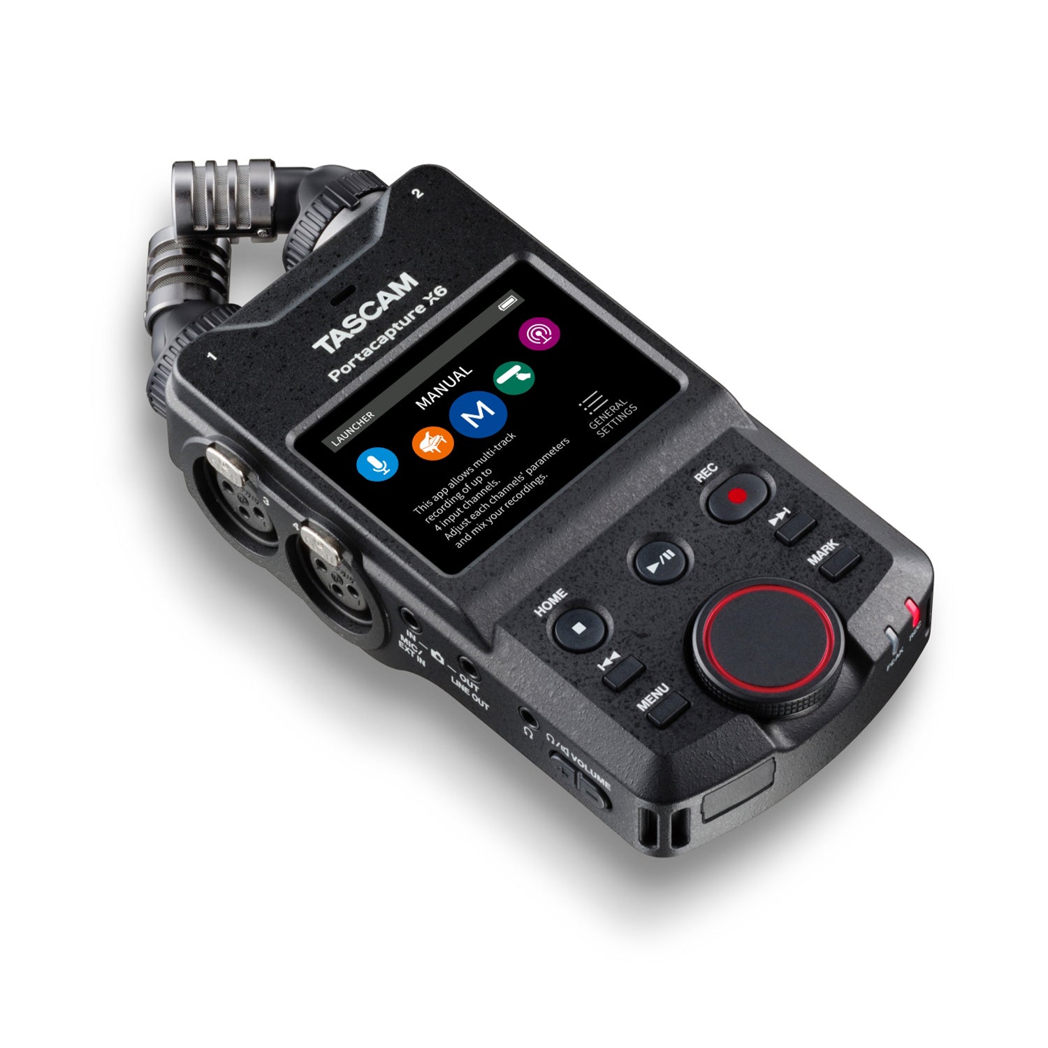 Tascam Portacapture X6 - High-Resolution Handheld Multitrack Recorder