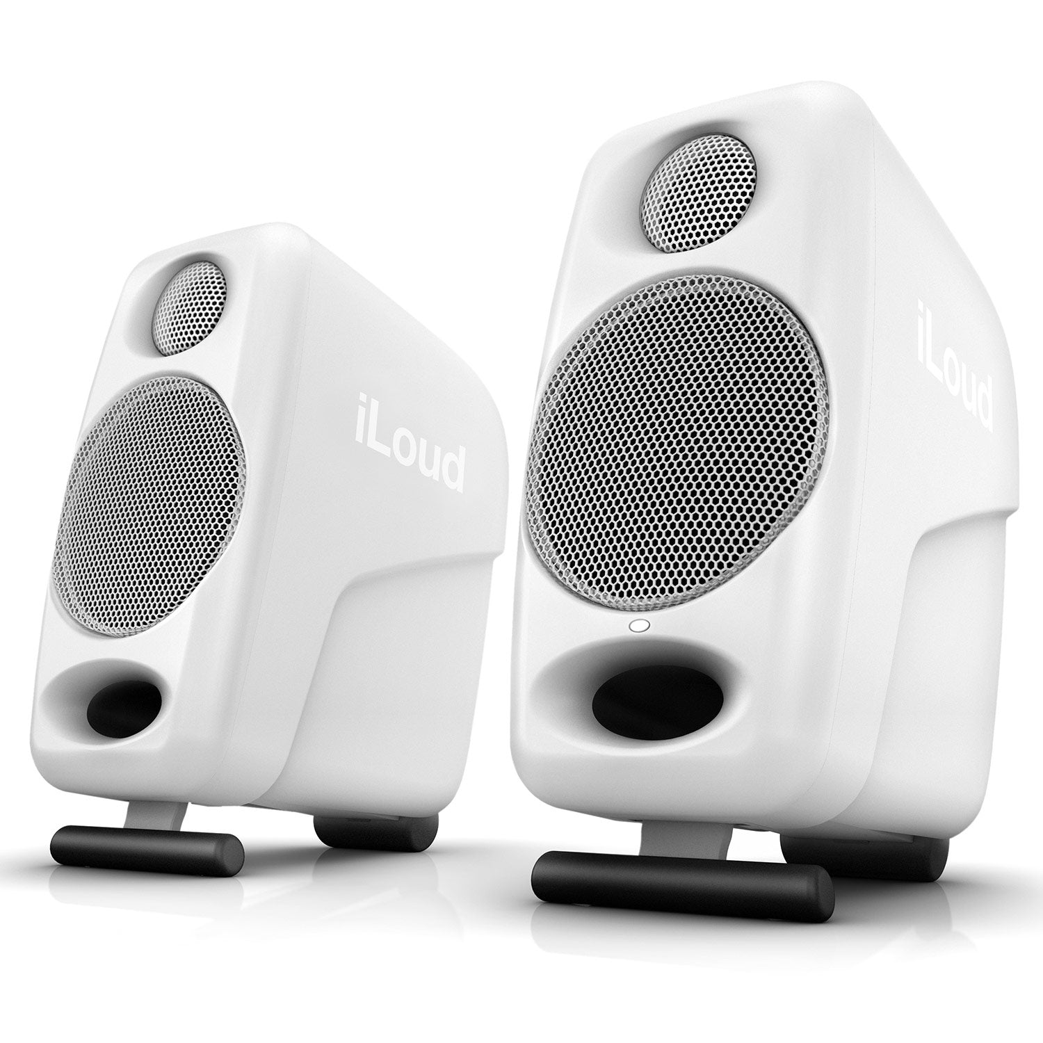 IK Multimedia iLoud Micro Monitor - Desktop Bluetooth Active Monitors (White / Pair)