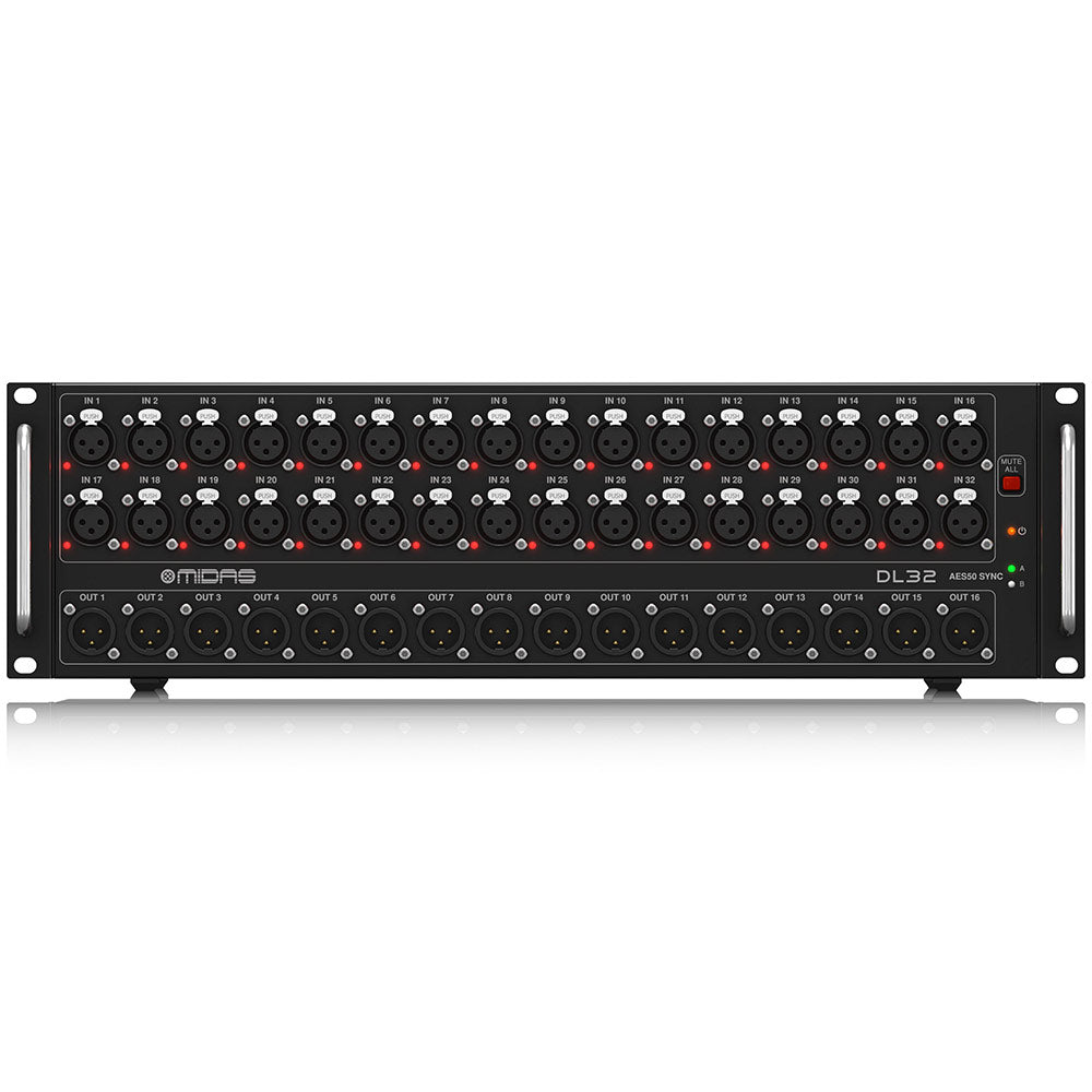 Midas DL32 - 32x16 Stage Box for AES50 Equipped Consoles