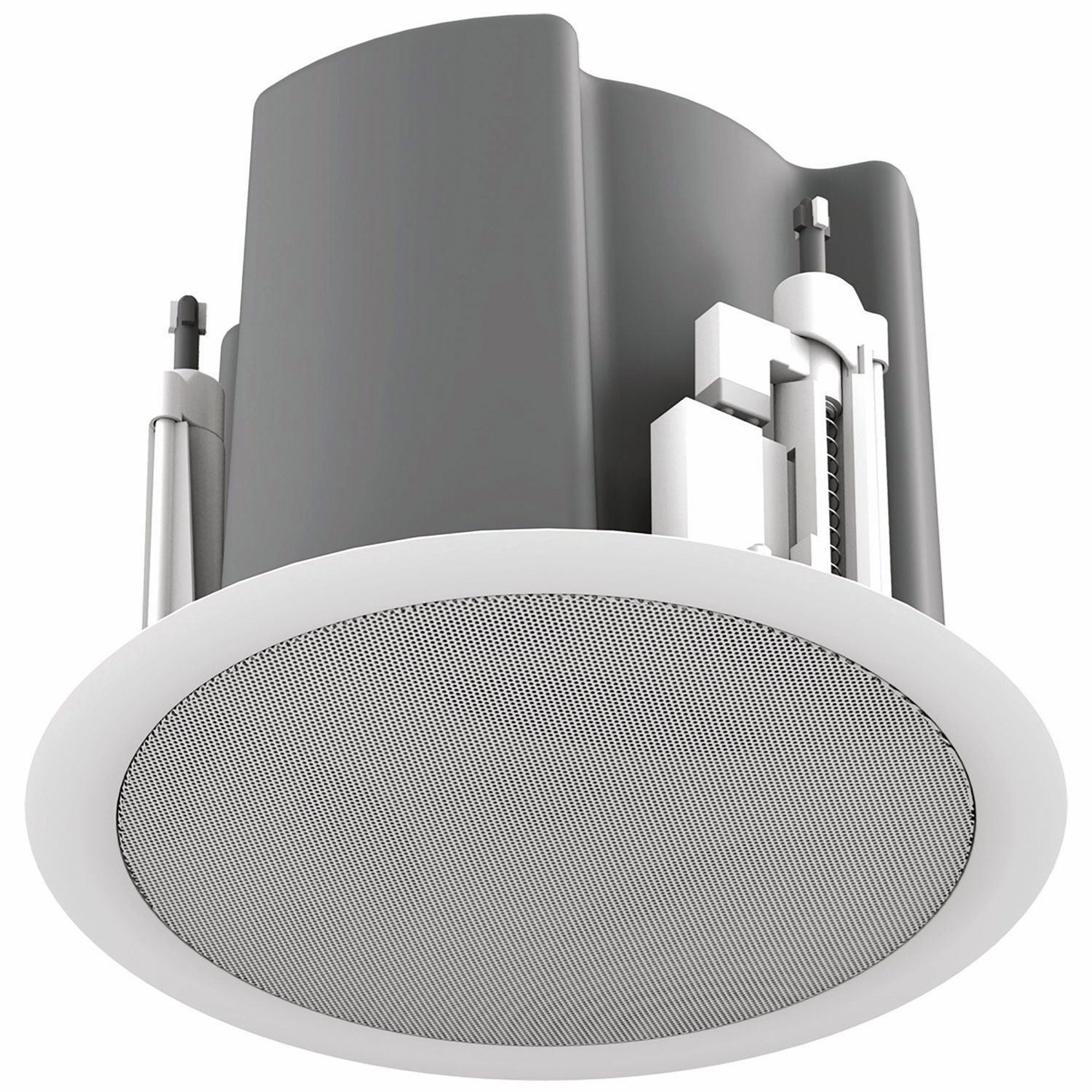 AtlasIED FAP43T-BEGR - 4.5-Inch Coaxial In-Ceiling Loudspeaker with Transformer (Black)