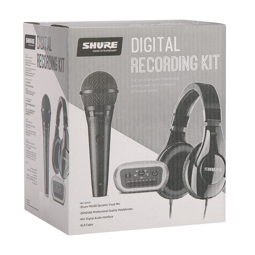 Shure P58-CN-240-MVI Digital Recording Kit