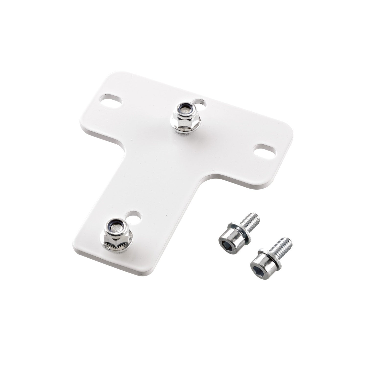 K + M 24359 Adapter Panel 6 for Speaker Wall Brackets (White)