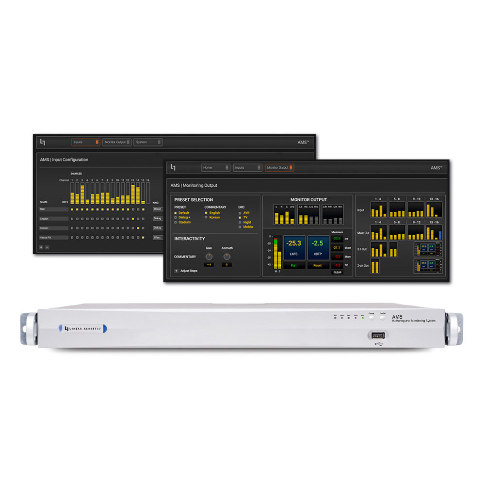 Linear Acoustic AMS - Authoring and Monitoring System