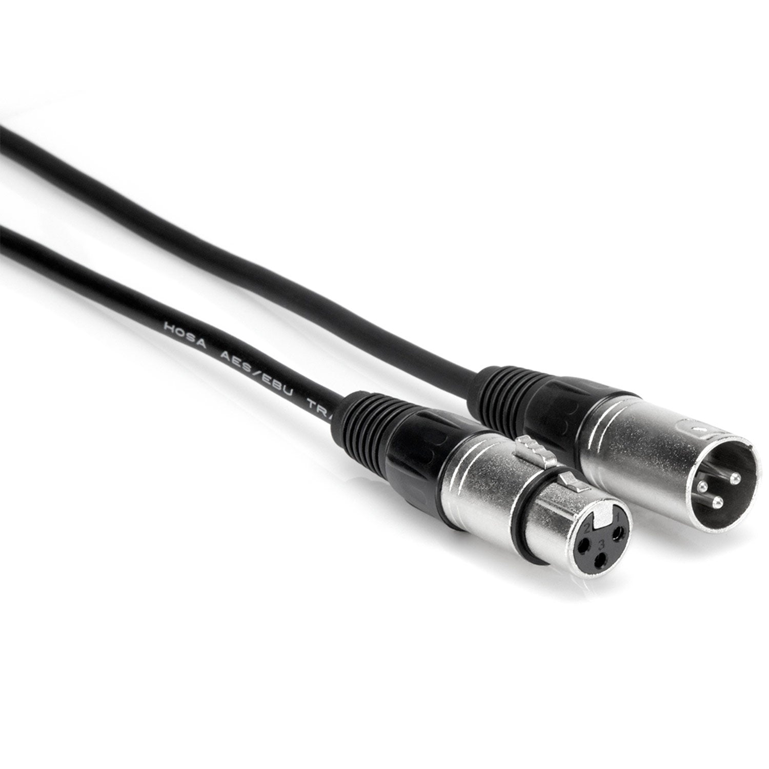 Hosa DMX-305 DMX512 Cable, XLR3M to XLR3F, 24 AWG X 2 OFC, 110-ohm Cable, 5 feet
