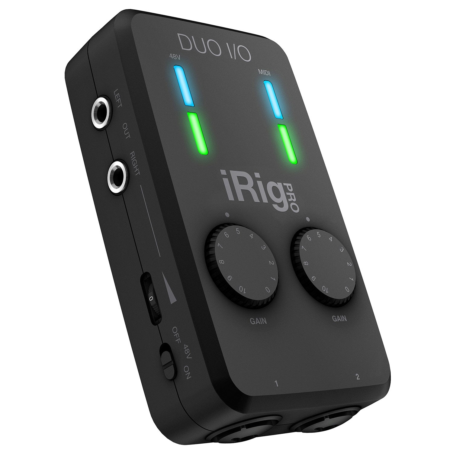 IK Multimedia iRig Pro Duo I/O - 2-Channel Audio/MIDI Interface for Smartphones or Tablets