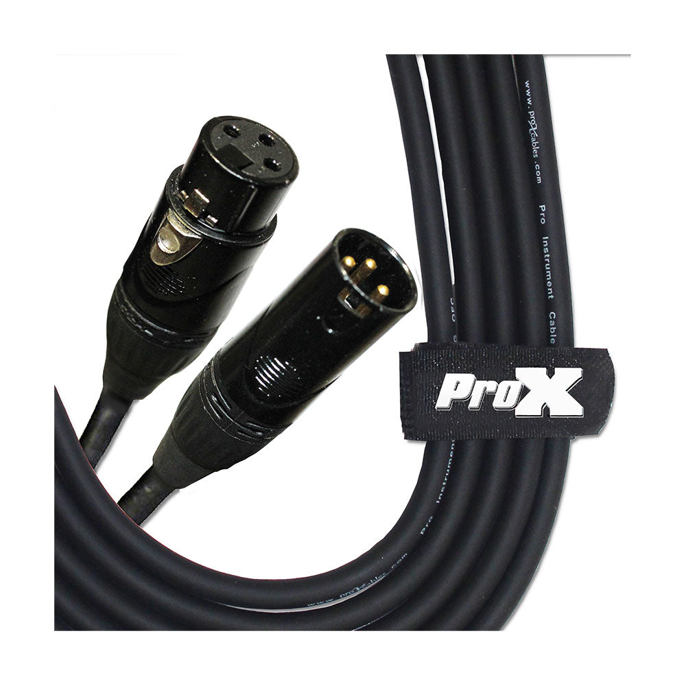 ProX XC-MIC03 3 Ft. Balanced XLR3-F to XLR3-M High Performance Microphone Cable