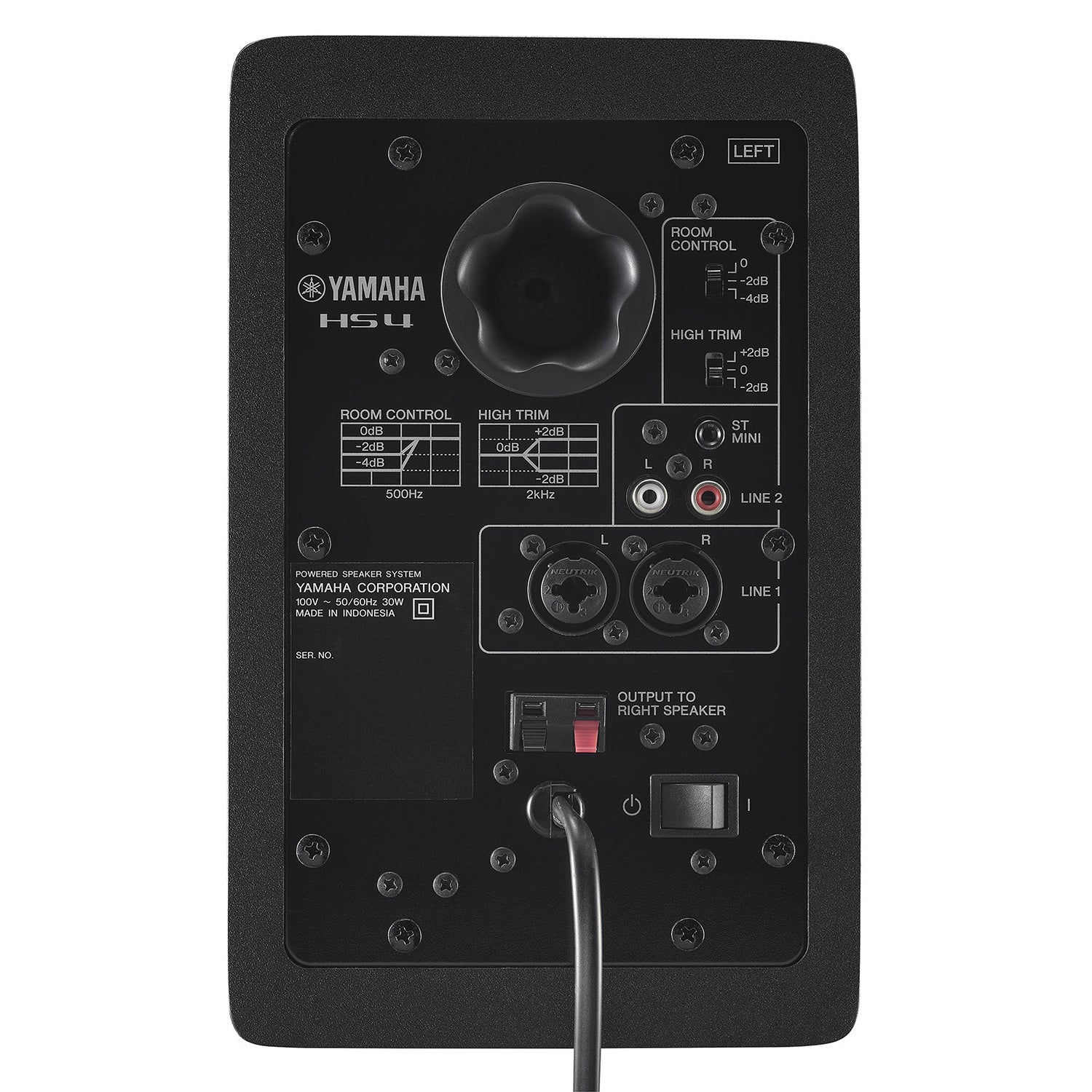 Yamaha HS4 - Two-Way Active Desktop Studio Monitors (Black / Pair)