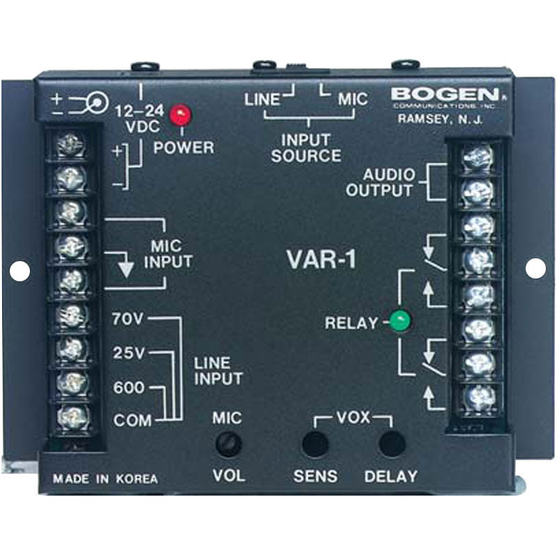 Bogen VAR1 Voice Acitvated Relay