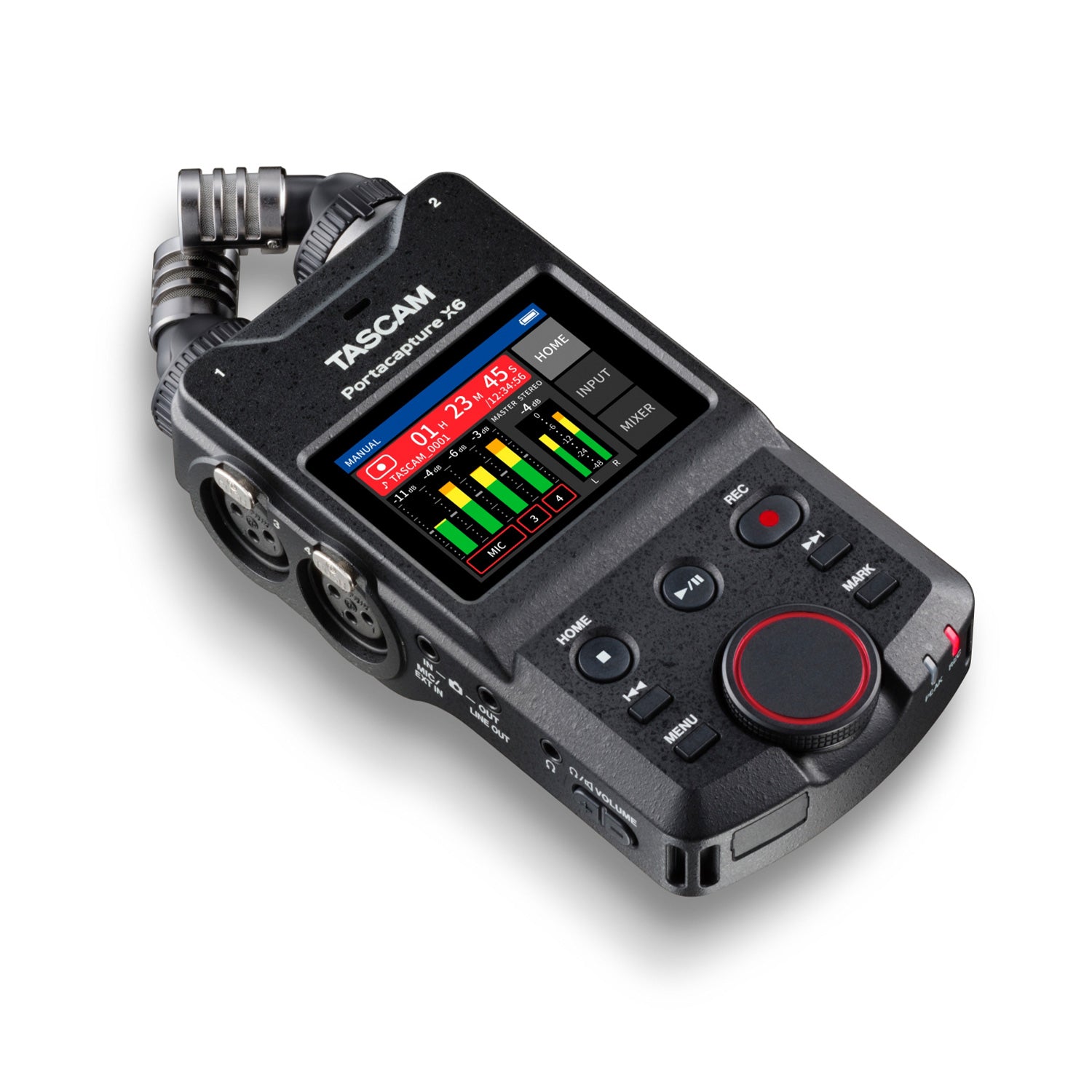 Tascam Portacapture X6 - High-Resolution Handheld Multitrack Recorder