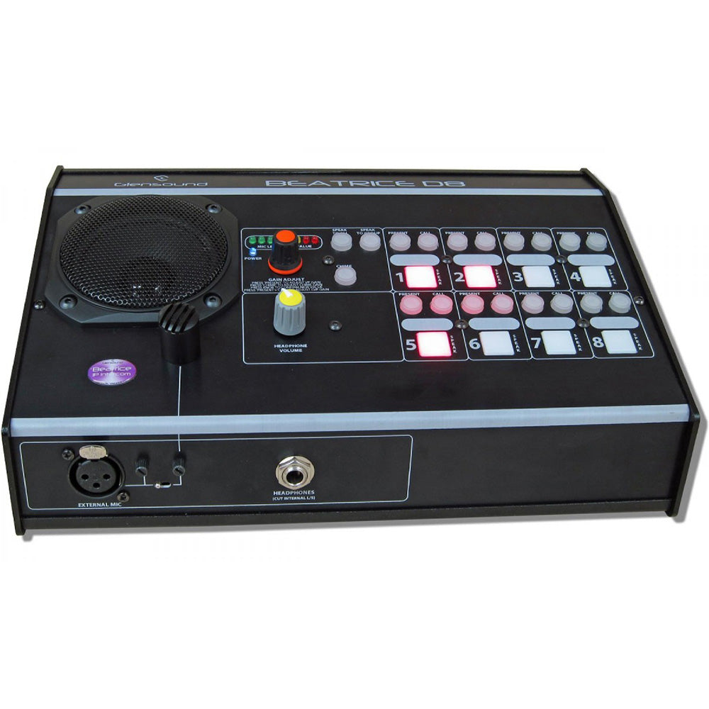 Glensound Beatrice D8 8-Channel Network Audio Desktop Intercom