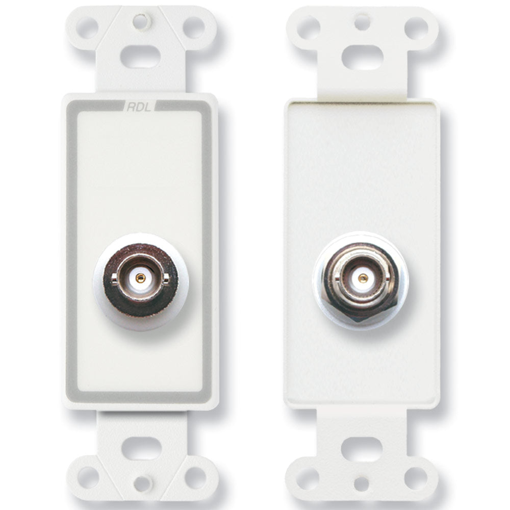 RDL D-BNC/D Insulated Double BNC Jack on D Plate