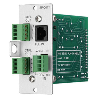 TOA ZP-001T Telephone Z1 Paging Module for 9000 Series Mixers