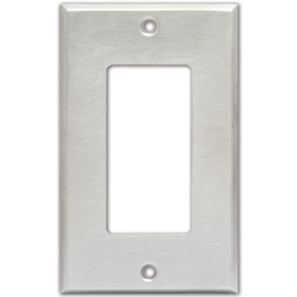 RDL CP-1S Single Cover Plate - stainless steel