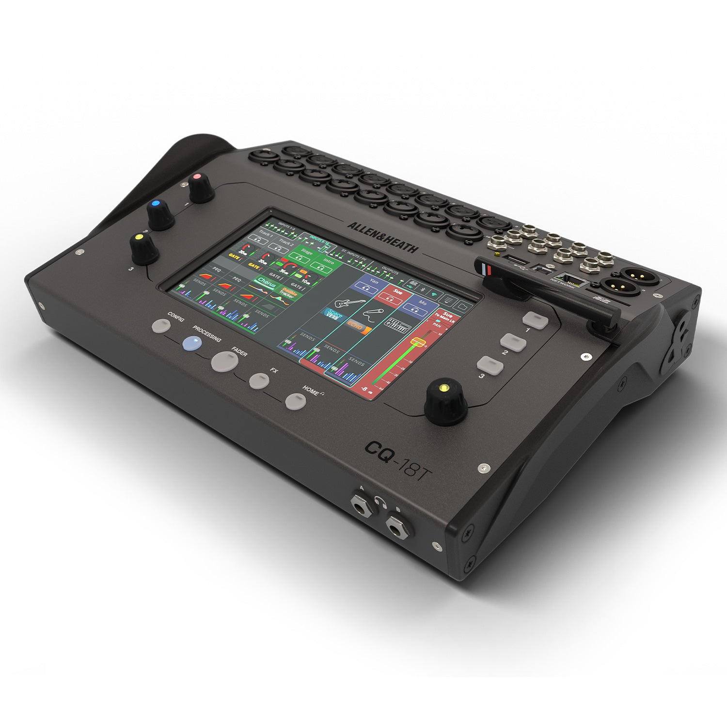 Allen and Heath CQ-18T - Ultra-Compact 18-In / 8-Out Digital Mixer with Wi-Fi