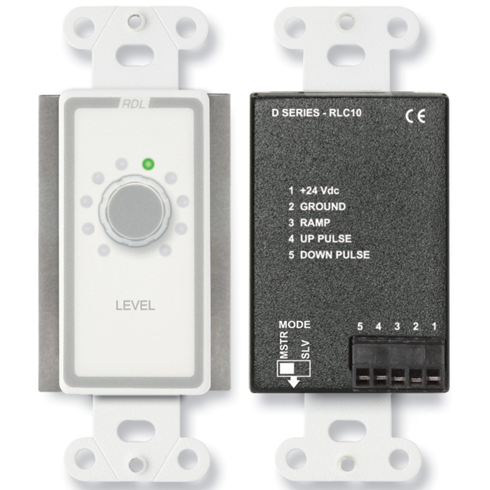 RDL D-RLC10 Remote Level Control in Decora Wall Plate (White)