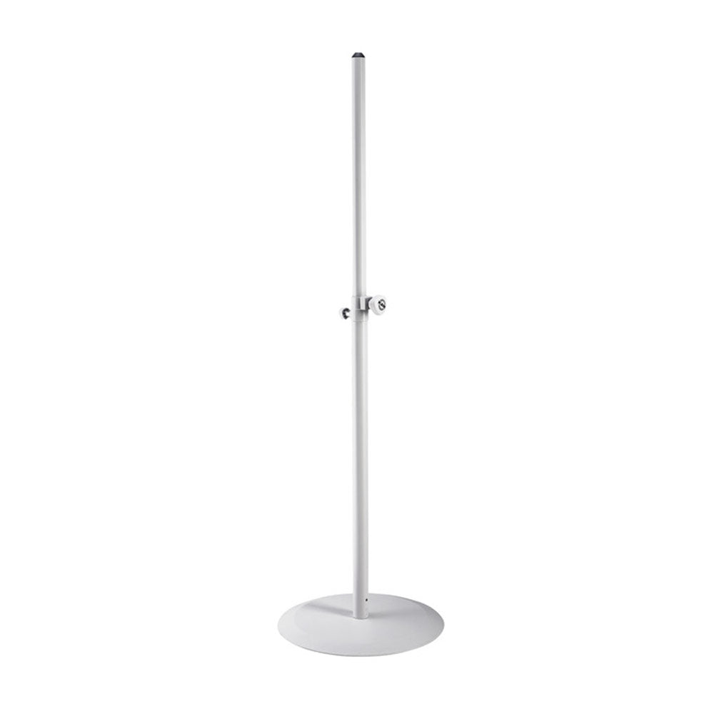 K + M 26735 Round Base Live Speaker Stand (White)