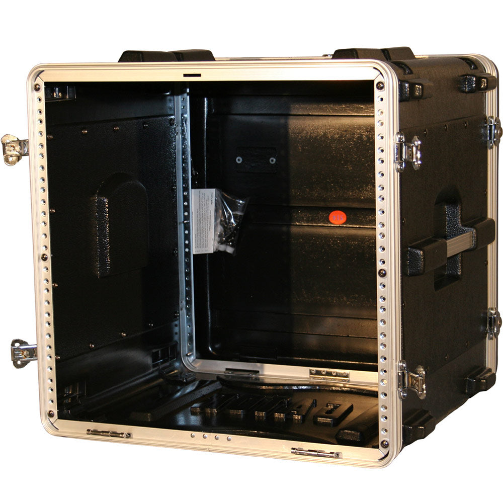 Gator GR-10L Locking ATA 10-Space Deluxe Polyethylene Rack with Front and Rear Rack Rails