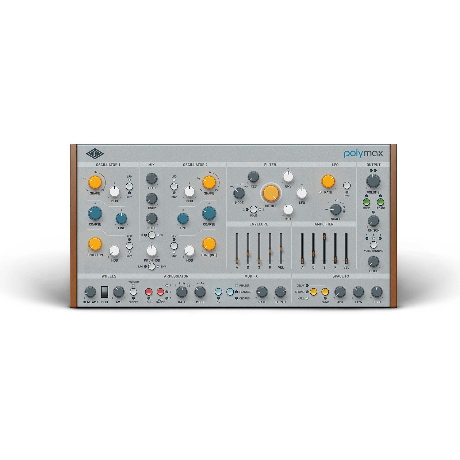 Universal Audio PolyMAX - Vintage-Inspired Synth Virtual Instrument (VST/AU/AAX Native)