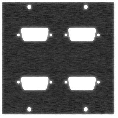 Middle Atlantic 4DB9 UCP Module for 4 DB9 Connections
