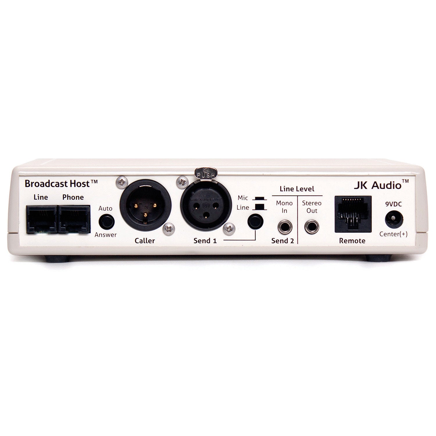JK Audio Broadcast Host Digital Hybrid Telephone Audio Line and Mic Desktop Broadcast Station