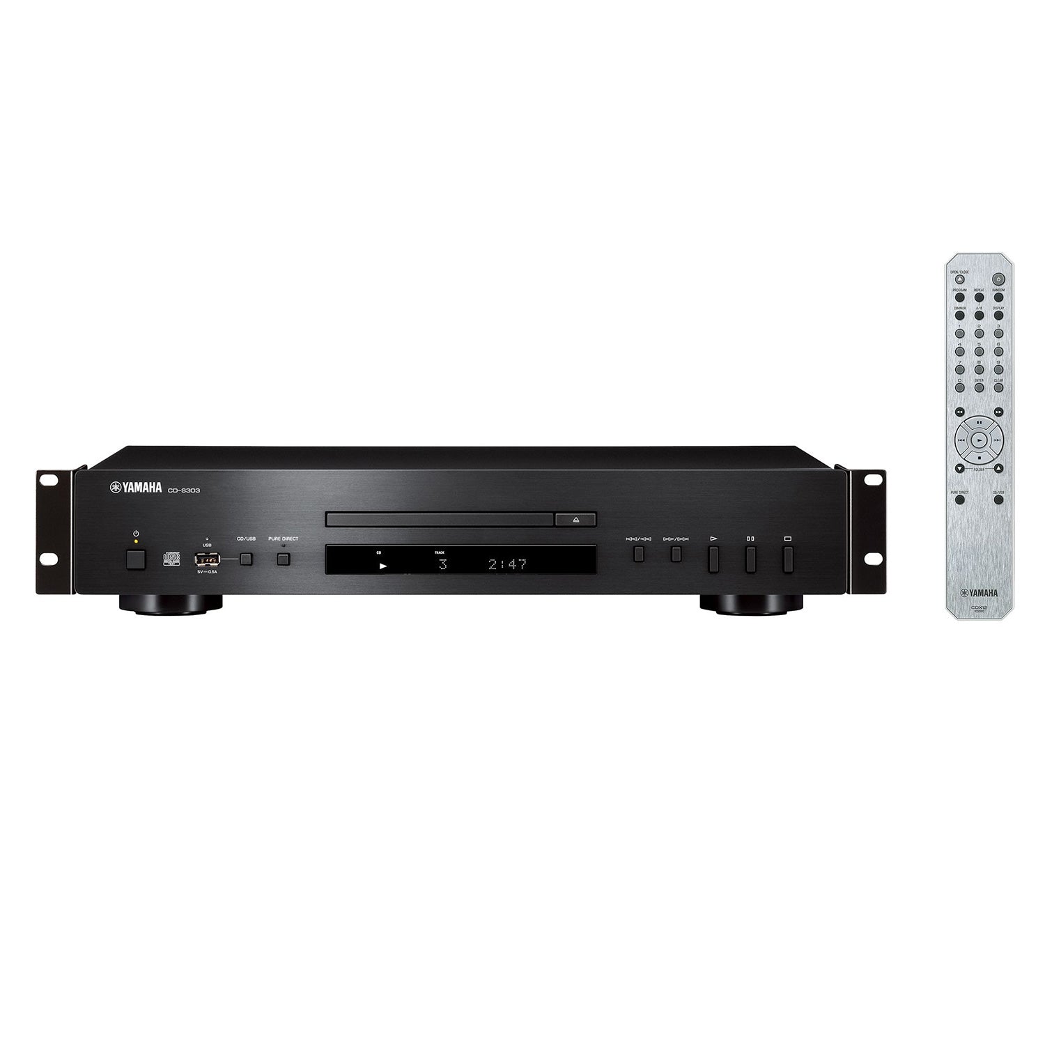 Yamaha CD-S303RK - Rack Mount Professional CD Player