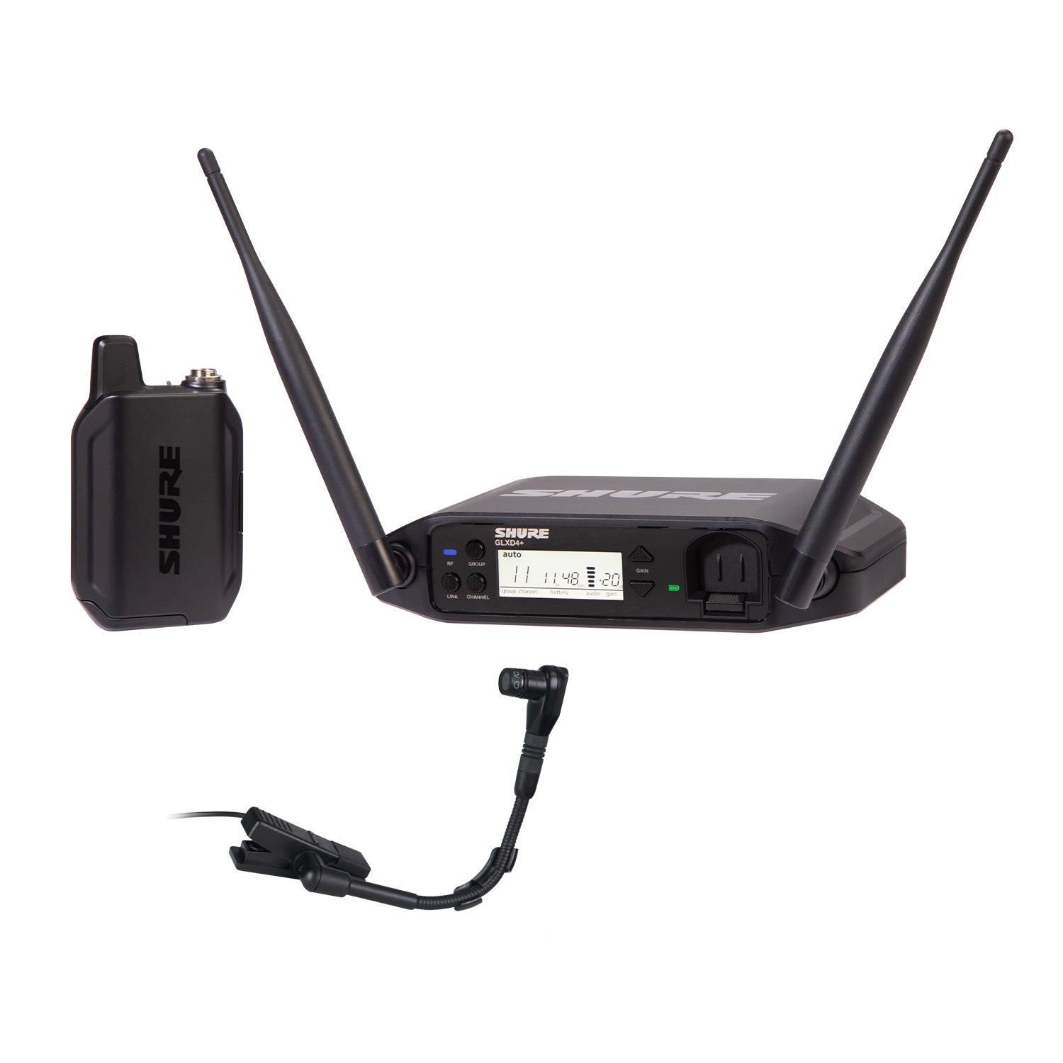 Shure GLXD14+/B98 - Digital Wireless Instrument System with BETA 98H